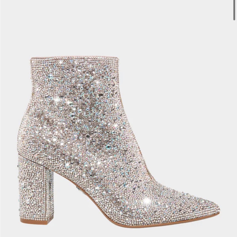 Betsy Johnson Cady Rhinestones booties